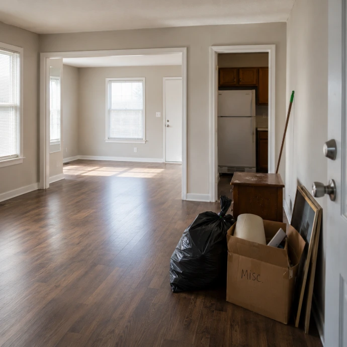 Cleaned rental unit after property cleanout serving Montgomery NY, Orange County, Dutchess County, Ulster County, Bergen County, Hudson Valley, Northern New Jersey, Sussex County, Connecticut, Fairfield County, Litchfield Hills, Rockland County, Westchester County