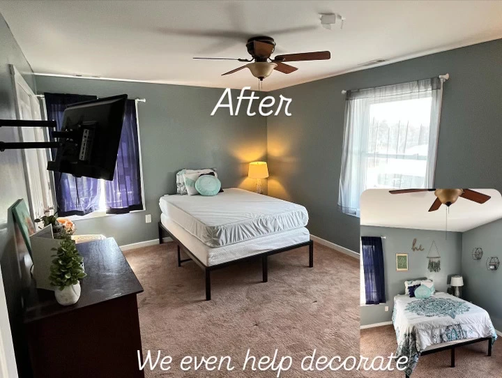 Cleaned room after estate cleanout and junk removal service serving Orange County, Dutchess County, Ulster County, Bergen County, Hudson Valley, Northern New Jersey, Sussex County, Connecticut, Fairfield County, Litchfield Hills, Rockland County, Westchester County
